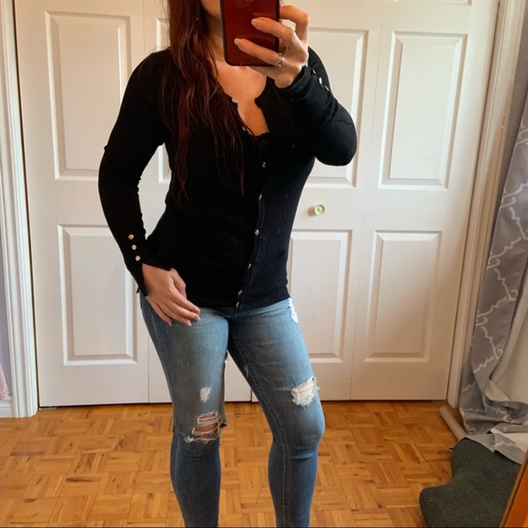 ZARA women’s size small black cardigan - Picture 1 of 11